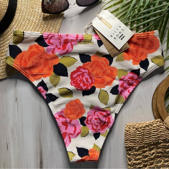 Billabong Floral Tanlines Bikini Bottom - Picture 7 of 7